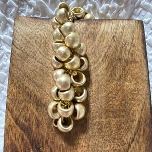 Vintage Lia Sophia Chunky Gold Bracelet Pre Owned Great Condition